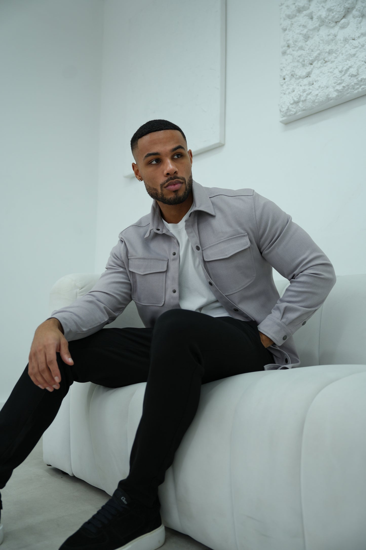 The Vera Overshirt - Grey