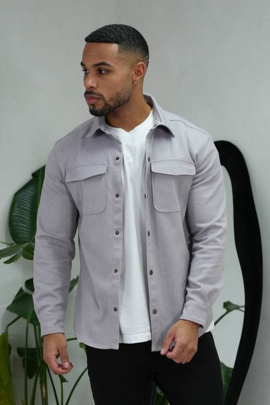 The Vera Overshirt - Grey