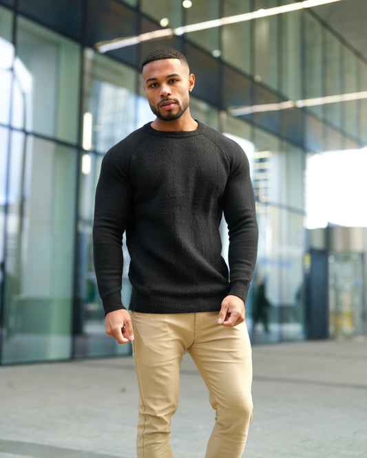 The Luca Crewneck - Black