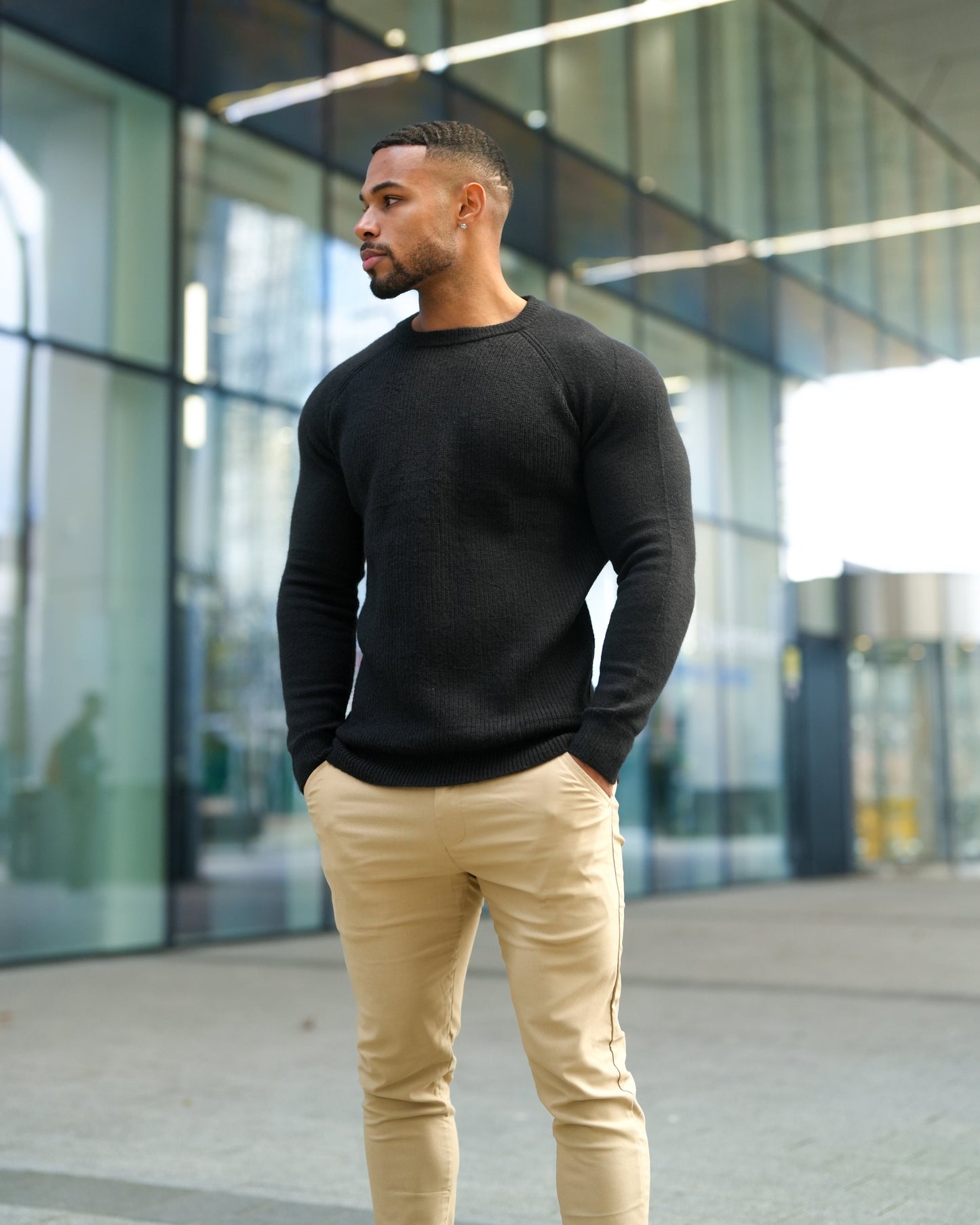 The Luca Crewneck - Black