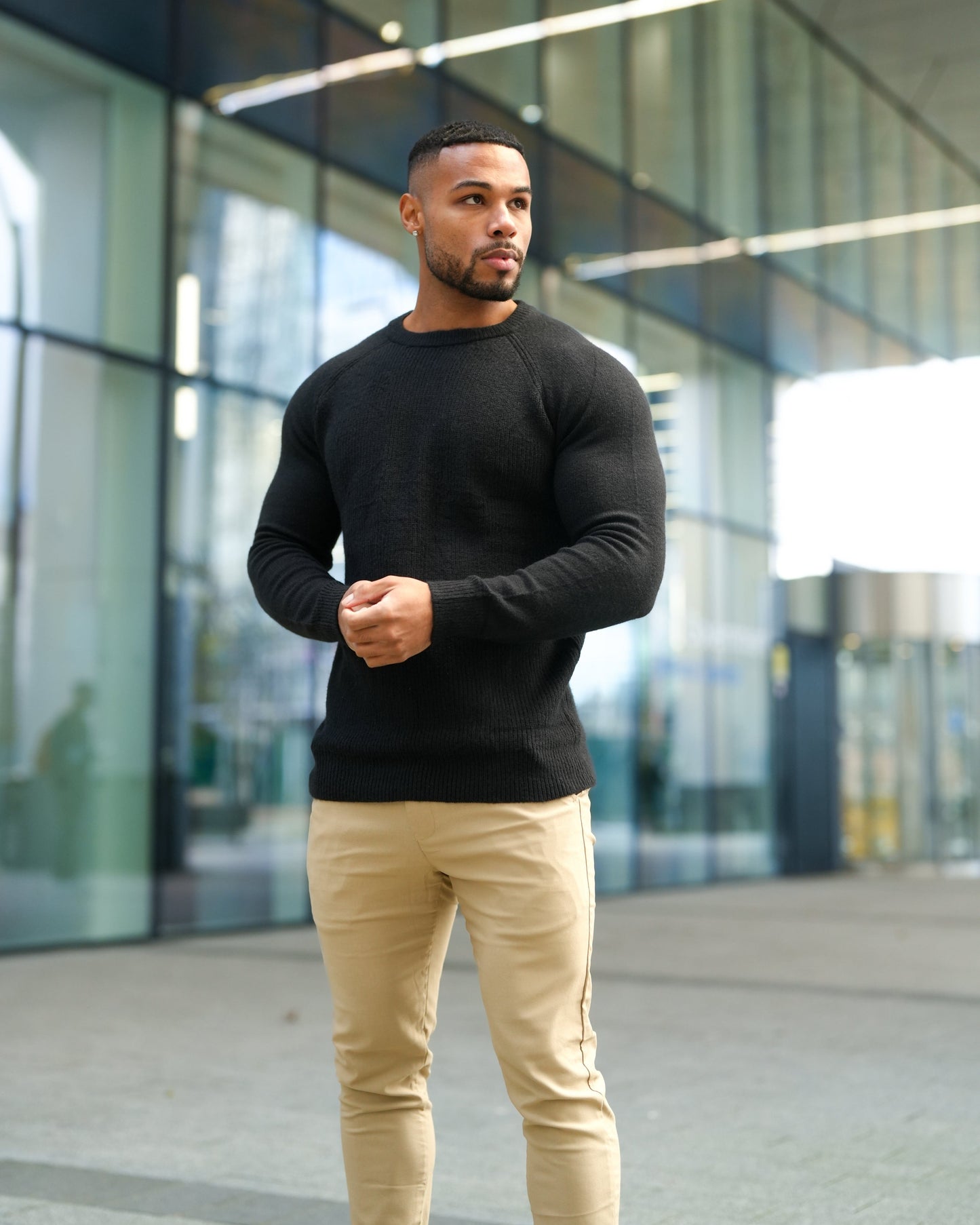 The Luca Crewneck - Black