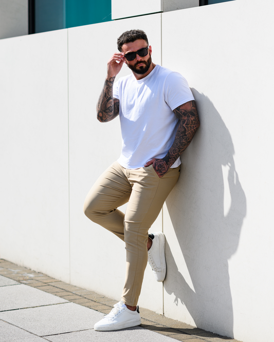 The Roma Pants - Beige