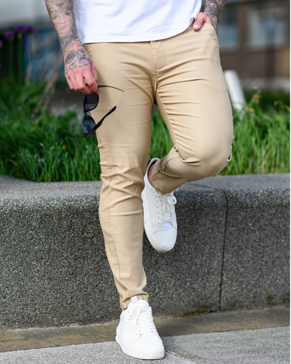 The Roma Pants - Beige